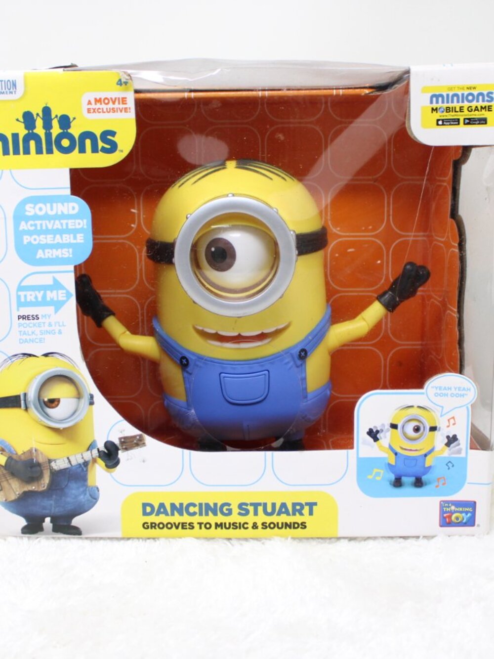 Dancing Stuart Minion Figure Brand New Think Way Toys "The Rebel" Still‎ Sealed